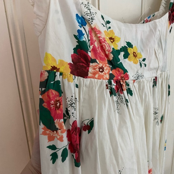 Free People | White Floral Dress - Picture 3 of 7